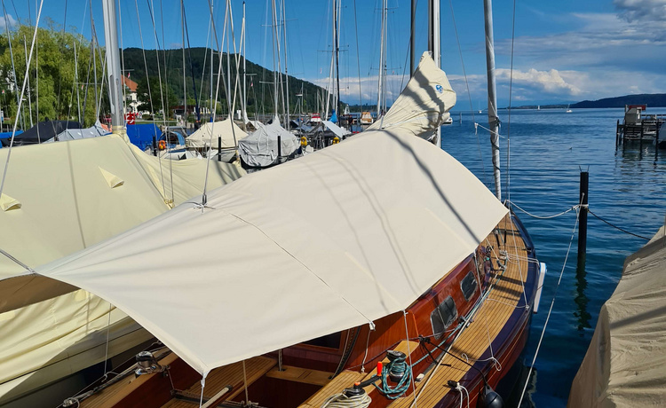 Segelboot im Bodensee